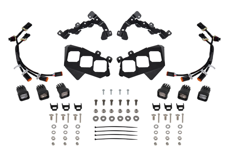Can-Am Maverick X3 Headlight Kit - Diode Dynamics - Stage Series C1 - White - `17-`25